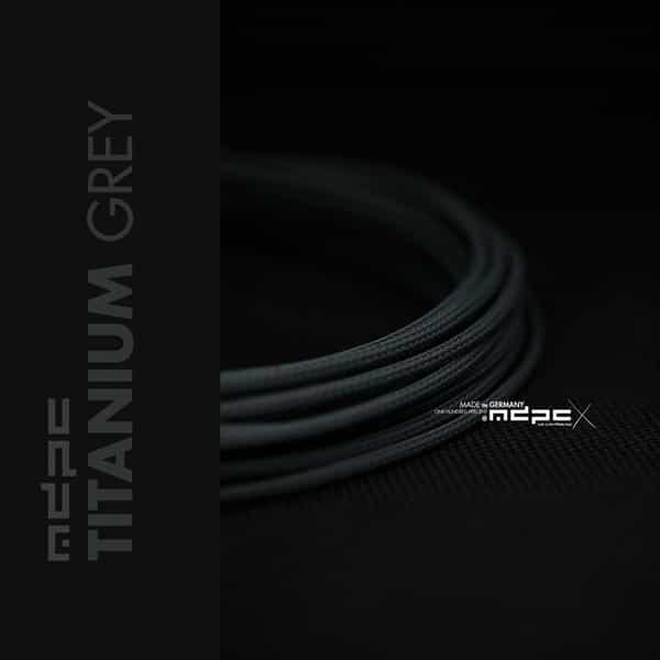 MDPCX Gris Titanio MK2 1m  Funda de cable SATA