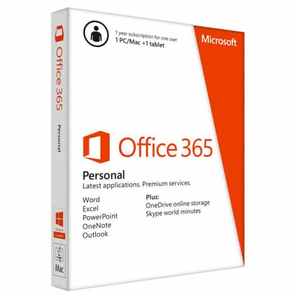 Microsoft Office 365 Personal 1 año Licencia Digital  Suite