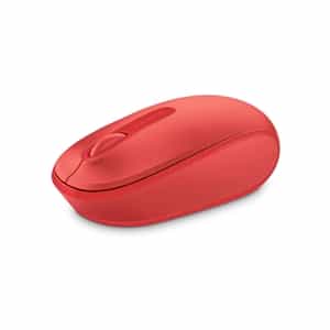 Microsoft Wireless Mobile Mouse 1850 Rojo  Ratón