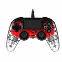 Nacon PS4 oficial transparente LED rojo  wired  Gamepad