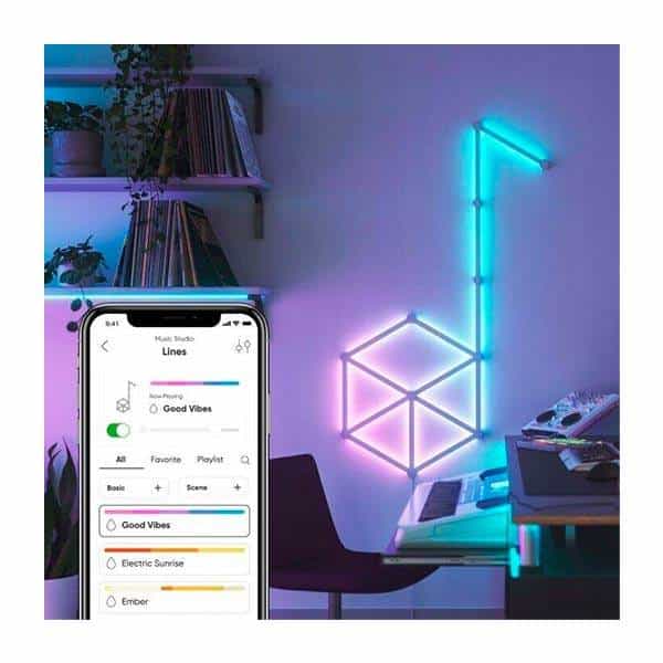Nanoleaf lines starter kit 15 uds  Panles LED