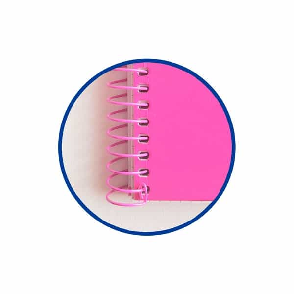 Cuaderno Oxford Espiral A4 Tapa Extradura 80h 90gr Rosa Chi