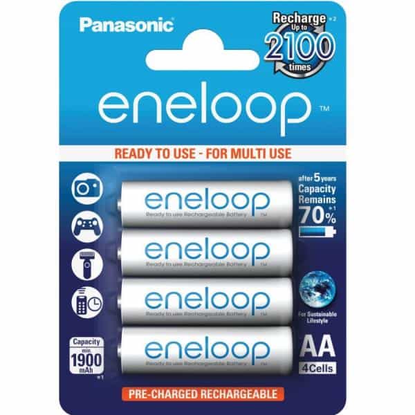 Panasonic Eneloop Mignon AA 1900mAh Pack 4  Pilas