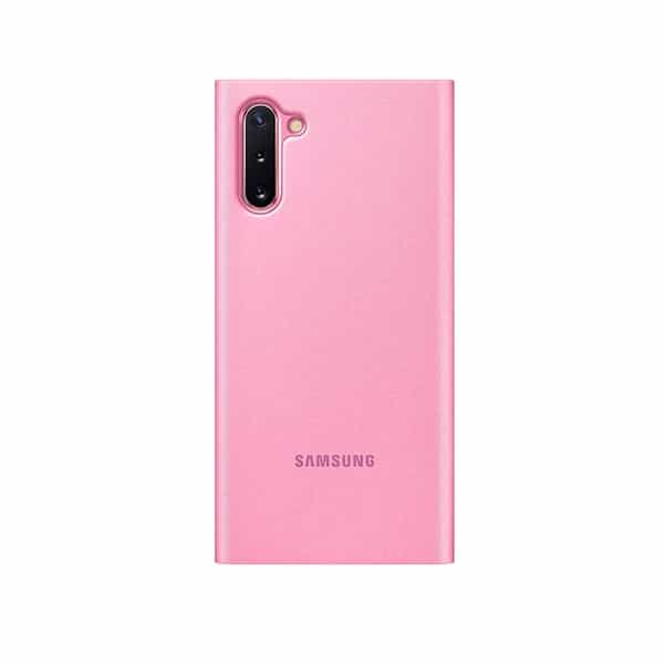 Samsung Clear View Rosa para Galaxy Note10  Funda