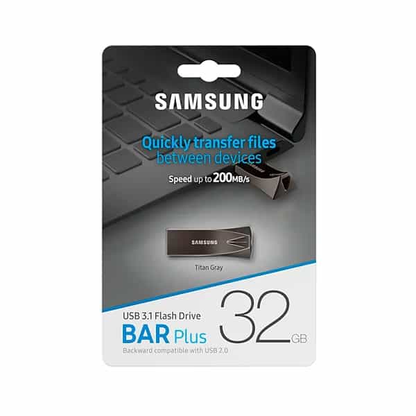 Samsung BAR Titan Gray Plus 32GB USB 31  PenDrive