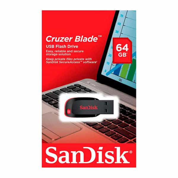 SanDisk Cruzer Blade 64GB  Pendrive