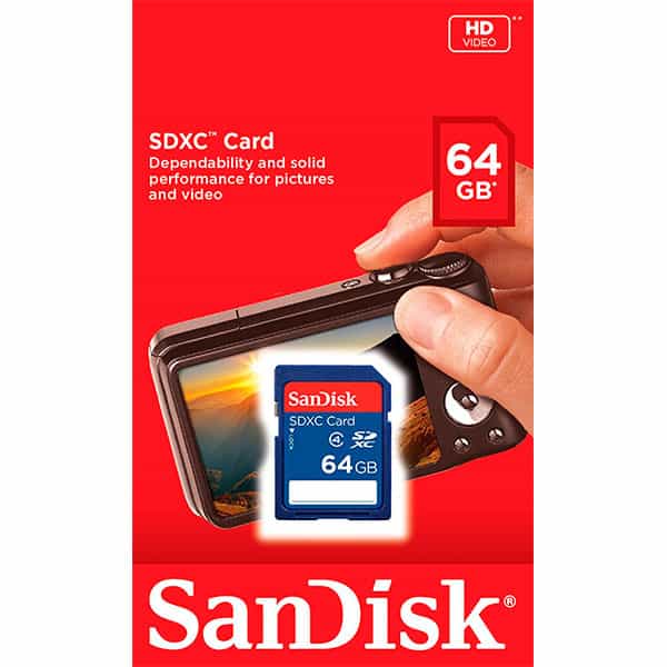 SanDisk Standard 64GB  Tarjeta SD
