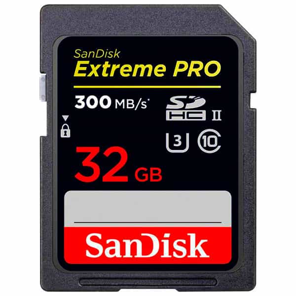 SanDisk Extreme Pro 32GB 300MBs UHSII  Tarjeta SD