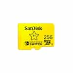 SanDisk Micro SD 256GB para Nintendo Switch Star  Memoria