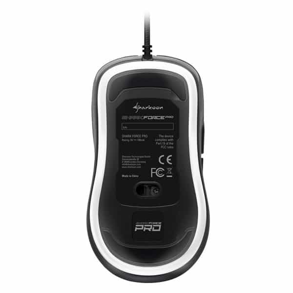 Sharkoon Force PRO USB 3200DPI Blanco  Ratón
