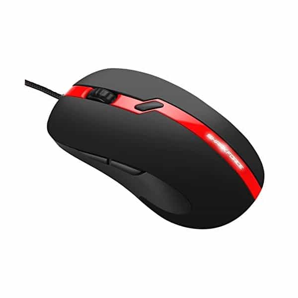 Sharkoon Force PRO USB 3200DPI Rojo  Ratón