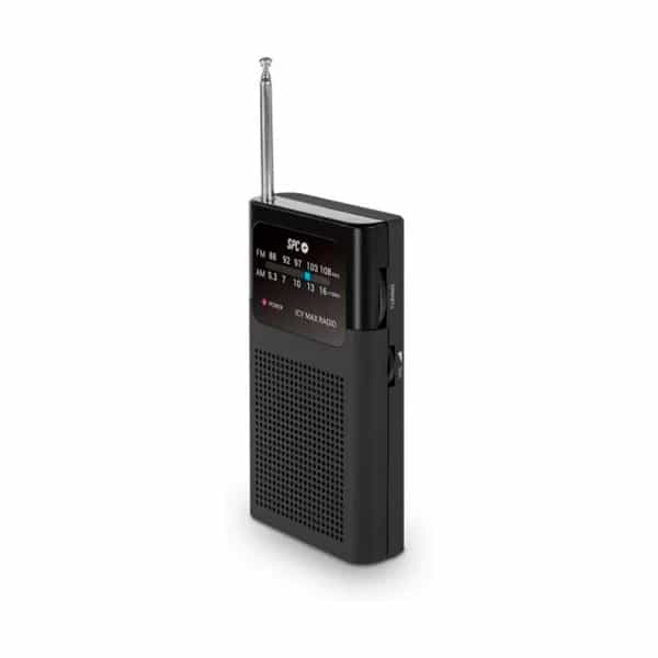 SPC Icy Max Negra  Radio Portátil Analógica