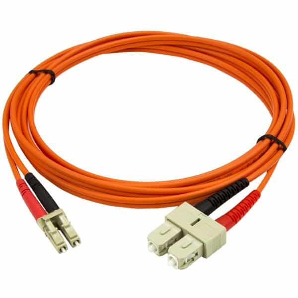 Cable Adaptador Multimodo Dúplex Fibra Óptica LCSC 50125