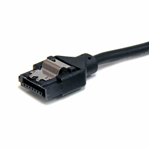 Cable SATA  Cable Redondo con Cierre de Seguridad  Bloqueo