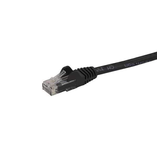 Startech latiguillo 1 M negro CAT6 UTP  Cable de red