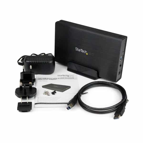 StarTechcom 35 USB 30 SATA3 aluminio con UASP  Caja HDD