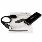 Startech USB 30 a M2 SATA  Caja SSD M2