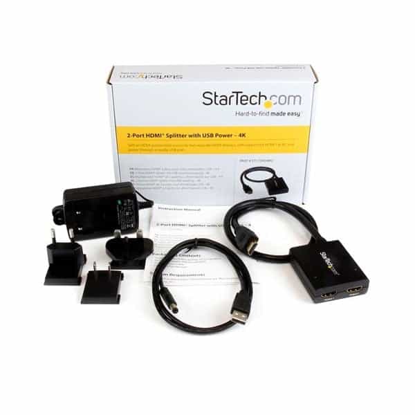 StarTechcom Multiplicador de Vídeo HDMI de 2 Puertos