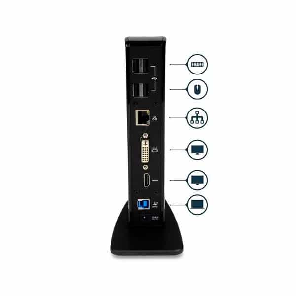 StarTech replicador de 2 monitores HDMI  DVI 6 X usB  Dock