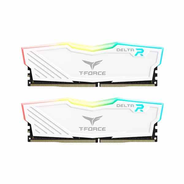 Team Group Delta DDR4 32GB 2x16GB 3000MHz white RGB   RAM