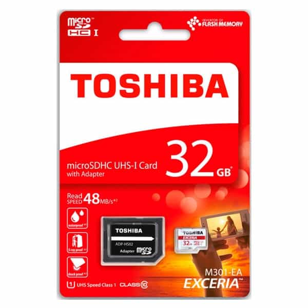 Toshiba Exceria 32GB 48MBs cadap  Tarjeta MicroSD