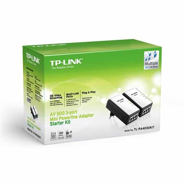 TPLink TLPA4030KIT AV500 Kit de 2  PLC