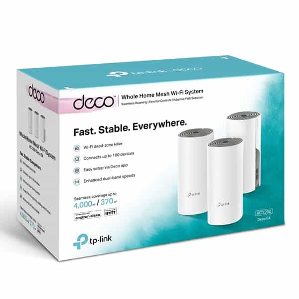 TPLink Deco E4 Pack x3 AC1200  Repetidor Mesh