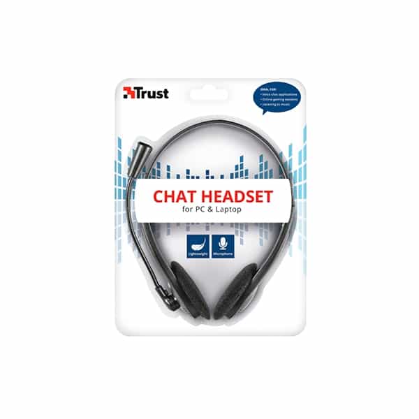 Trust Chat Headset con Micrófono  Auriculares