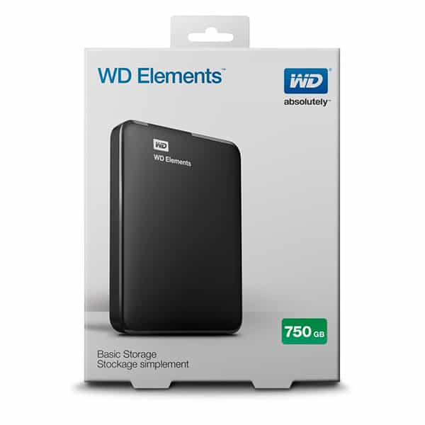 WD Elements Portable 25 750GB USB  Disco Duro Externo