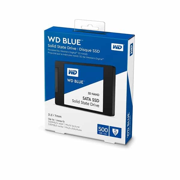 WD Blue 500GB 25 SATA 3DNand  Disco Duro SSD