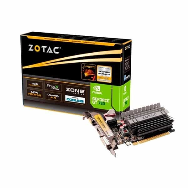Zotac GT 730 2GB Zone Edition  Gráfica