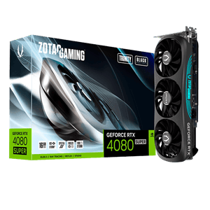 Zotac GeForce RTX 4080 Super Trinity Black Edition 16GB GDDR6X DLSS35  Tarjeta Gráfica Nvidia