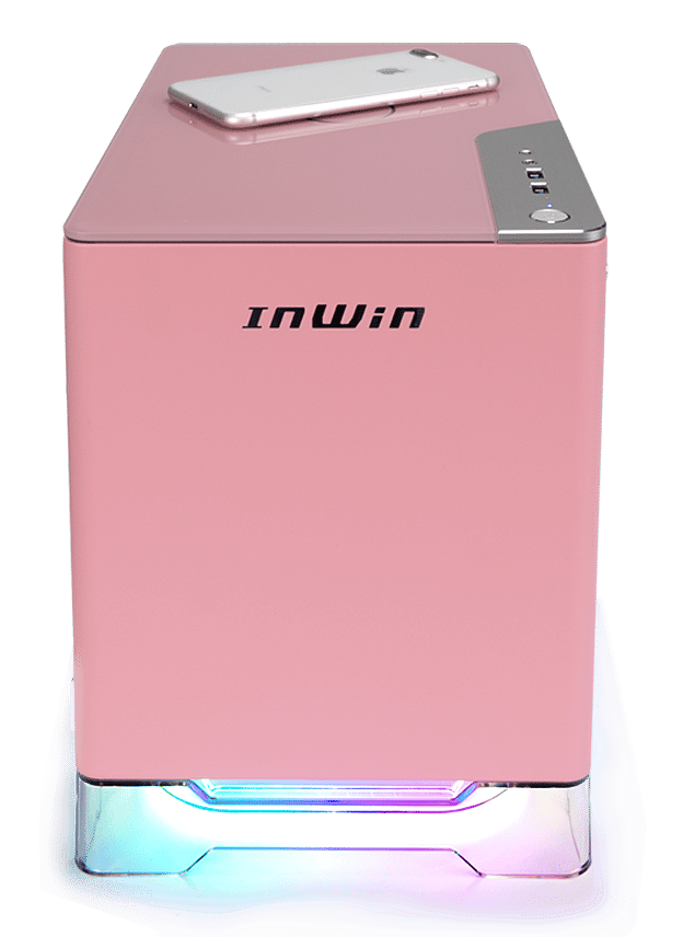 InWin A1 Plus Cristal Templado USB 3.0 Pink