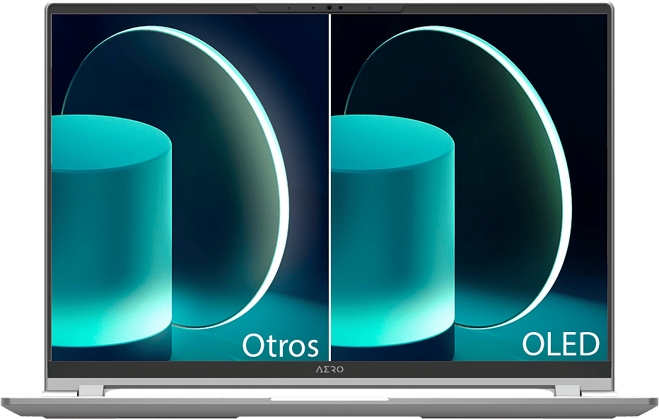 Tecnología Halo Free™ Gigabyte AERO 16 OLED