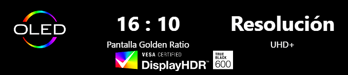 Disfruta de una resolución de pantalla OLED UHD con DisplayHDR True Black 600 con la Serie Stealth 16