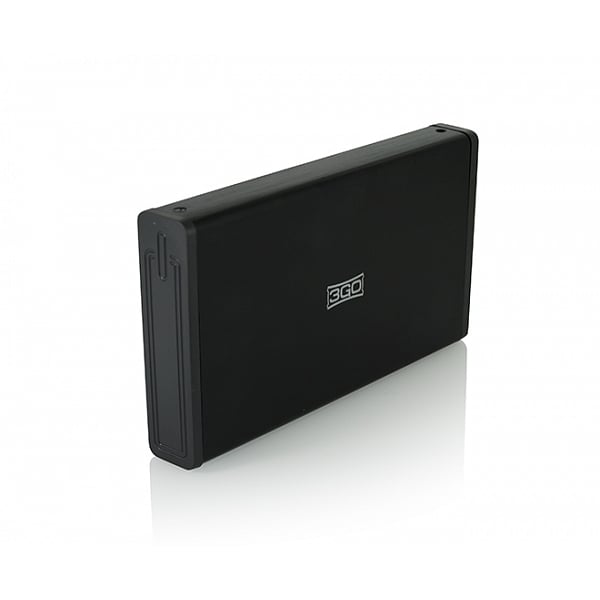 3GO Caja Externa 35 SATA HDD USB 30 Negra  Carcasas