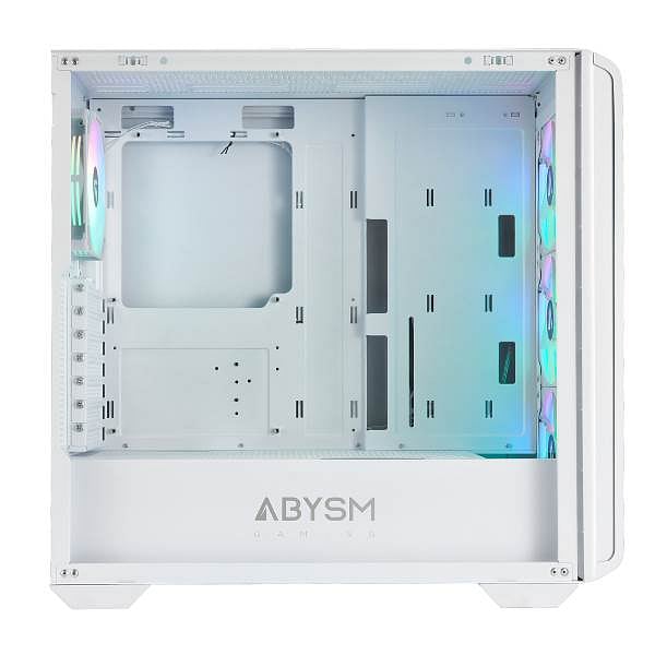 Abysm Danube KAMP BX300 ARGB  Caja ATX Cristal Templado Blanca