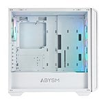 Abysm Danube KAMP BX300 ARGB  Caja ATX Cristal Templado Blanca