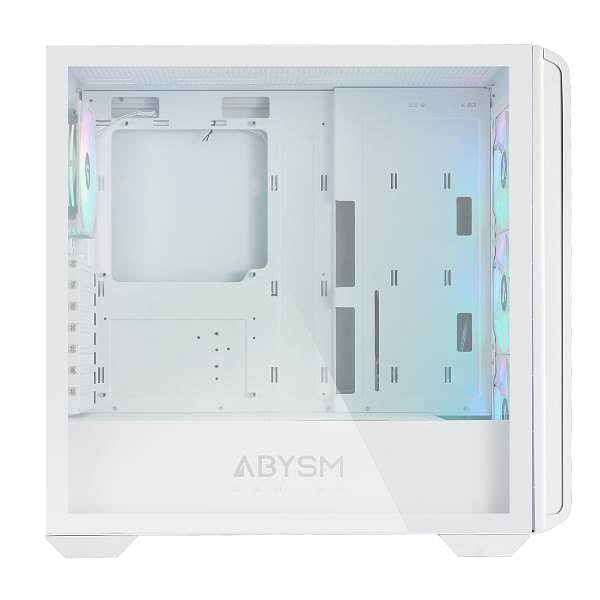 Abysm Danube KAMP BX300 ARGB  Caja ATX Cristal Templado Blanca