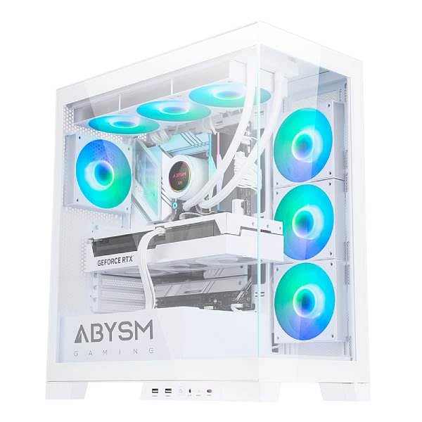 Abysm Danube Sava H500 ARGB  Caja ATX Cristal Templado Blanca