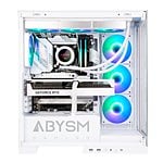 Abysm Danube Sava H500 ARGB  Caja ATX Cristal Templado Blanca