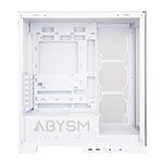 Abysm Danube Sava H500 ARGB  Caja ATX Cristal Templado Blanca