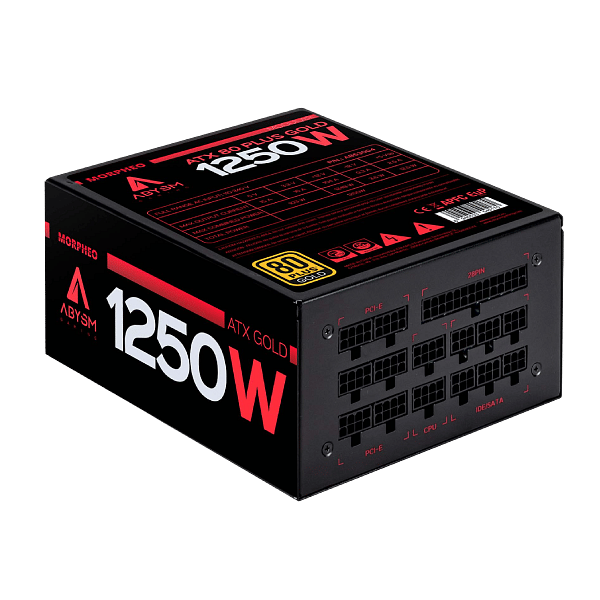 Abysm Morpheo 1250W 80 Plus Gold  Fuente de alimentación Full Modular