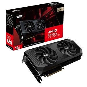 Acer Radeon RX 7800 XT Nitro OC  16GB GDDR6  Tarjeta Gráfica AMD