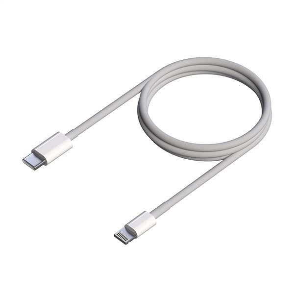 Aisens  Cable Lightning a USB tipo C blanco 20 centimetros