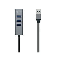 Aisens A106-0507 4x USB Hub USB 3.0 - Adaptador USB