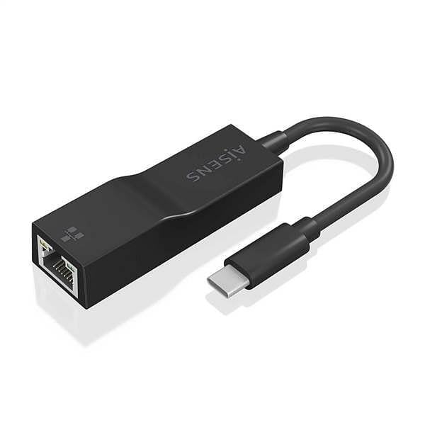 Aisens A1060765 USB TipoC a RJ45 Ethernet 1000Mbps  Adaptador USB