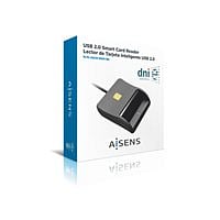 Aisens ASCR-SN01-BK USB 2.0 - Lector de DNI