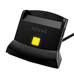 Aisens ASCRSN04CSDBK  Lector de DNI  MicroSD  Tarjeta de Sim  USBC  Lector USB