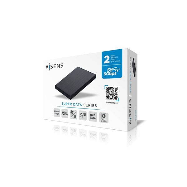 Aisens ASE2530B SSD 25  USB 31  5Gbps  Caja Externa SSD